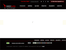 Tablet Screenshot of inoxmig.com.br